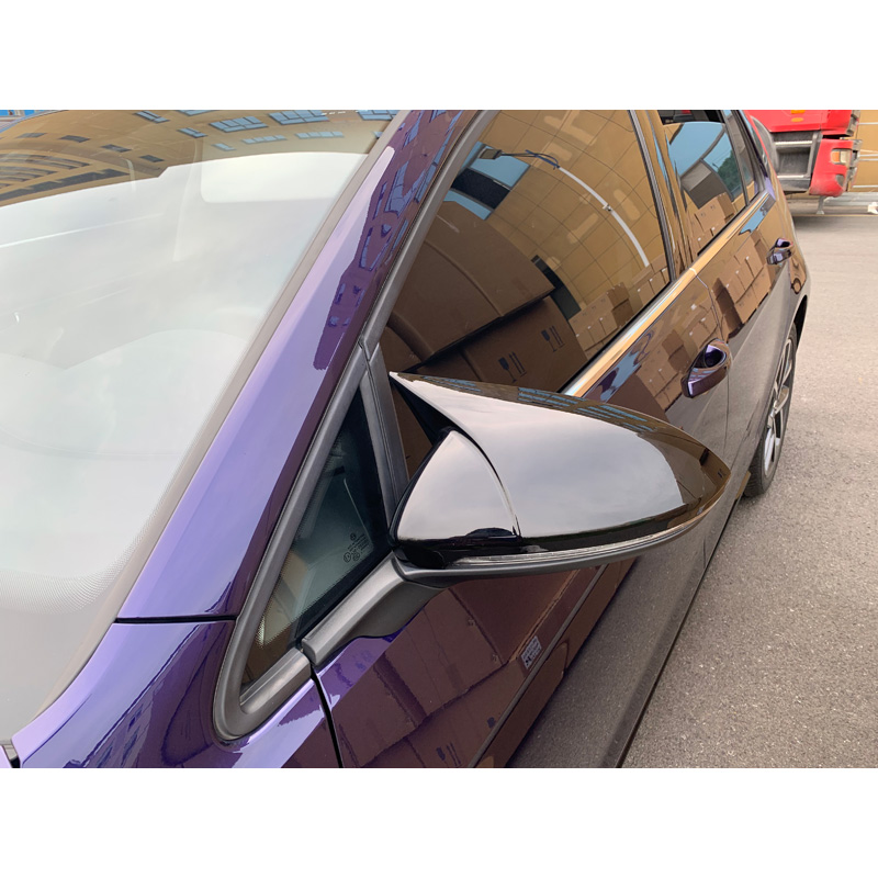 Spiegelkappen  Volkswagen Golf VII 2012-2019 'A-Look' - Glanzend zwart - Set à 2 stuks