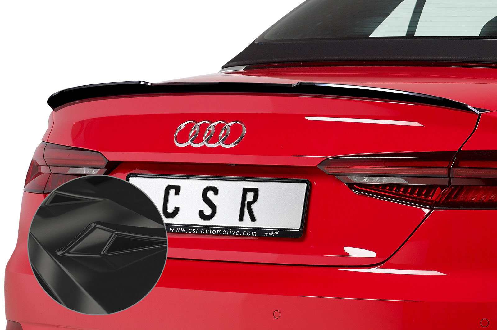 Achterspoiler Audi A5 F5 Cabrio Glans Zwart – CSR Automotive – vanaf 2016