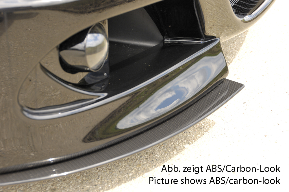Spoilerzwaard 2 delig ABS t.b.v. Voorbumper BMW 5 Serie E-60 ABS