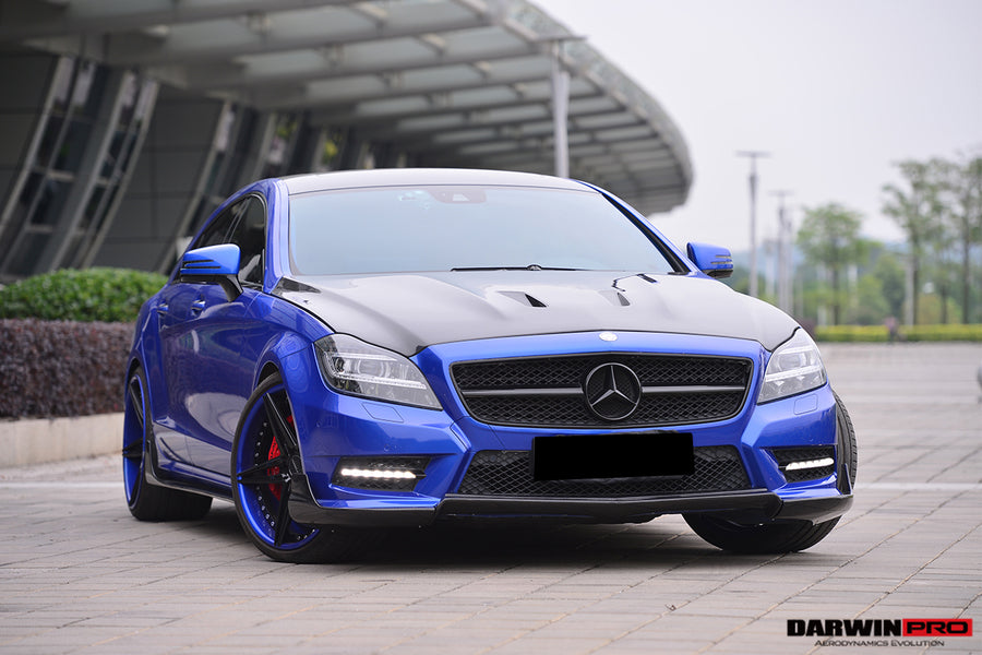 Mercedes Benz CLS Class W218 BKSS Style Carbon Voorspoiler 2011-2014