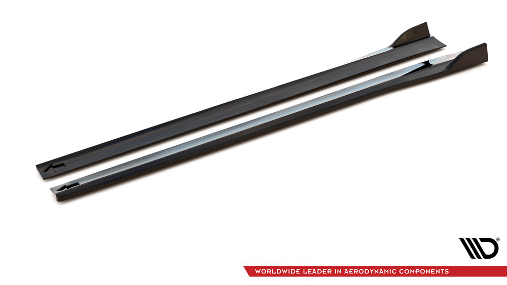 ZijskirtsPorsche Macan GTS / Sport Design Mk1 Maxton Glans Zwart