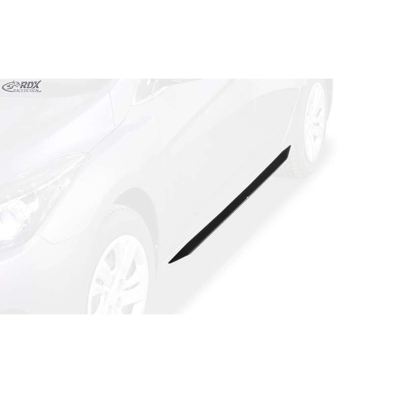 Sideskirts 'Slim'  Hyundai i40 2011-2015 & Facelift 2015- (ABS zwart glanzend)
