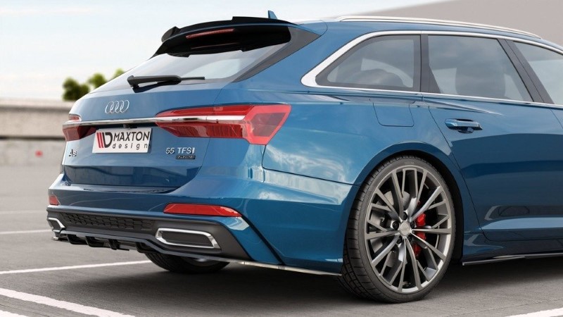 Diffuser V.2 Audi A6 S-Line Avant C8 Maxton Glans Zwart
