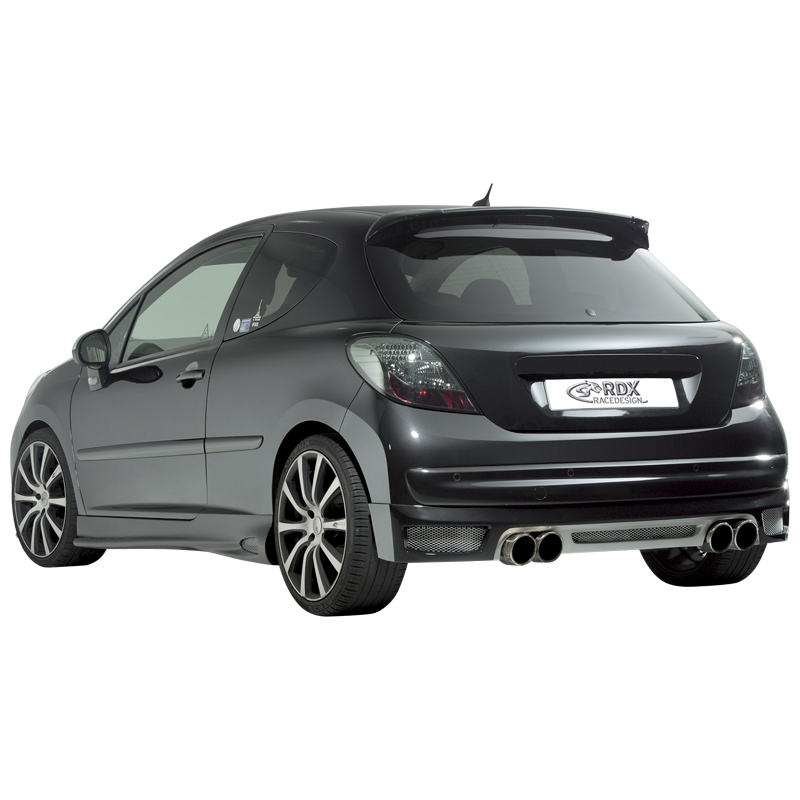 Achterskirt  Peugeot 207 2006- excl. SW (ABS)