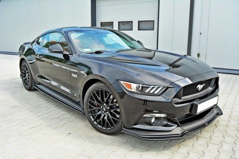 Voorspoiler Ford Mustang GT Mk6 Glanzend Zwart