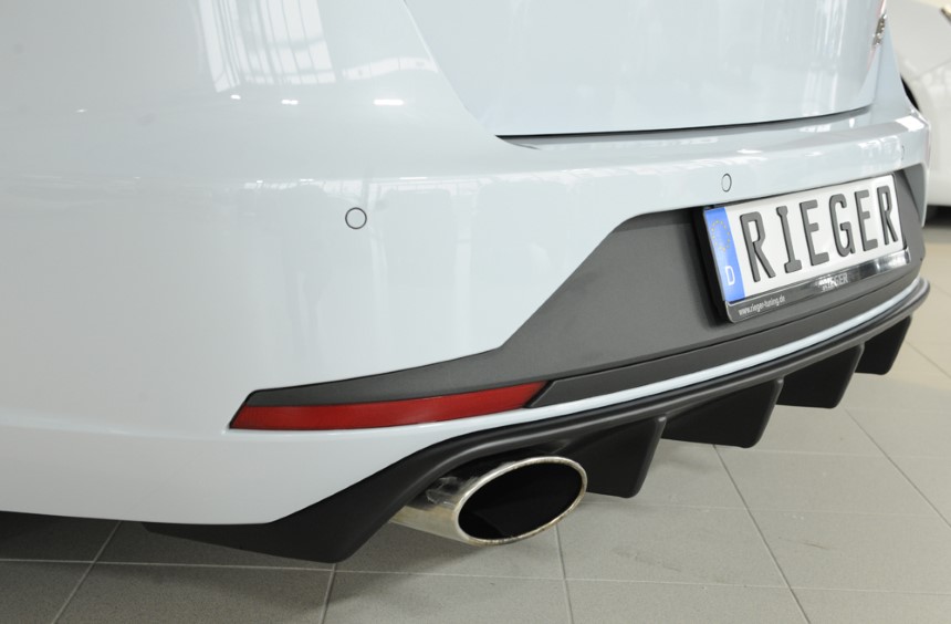 Diffusor Rieger Seat Leon ST Cupra (5F) uitlaat links + rechts