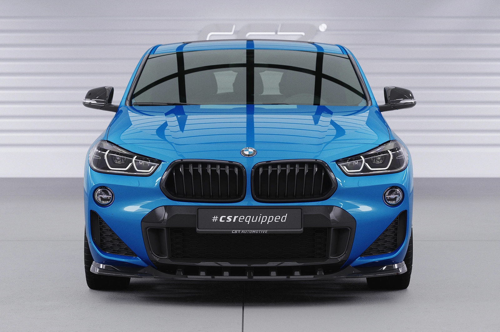 Voorspoiler BMW X2 F39 M-Paket Glans Zwart van CSR Automotive (2018-)