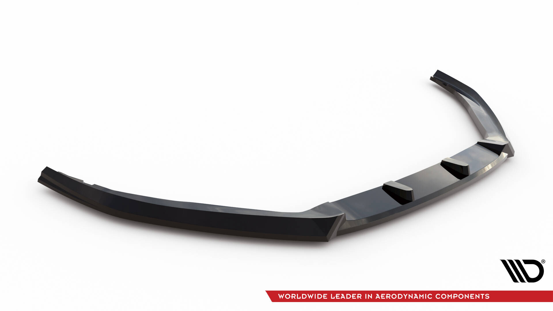 Voorspoiler V.2 Ford Focus Vignale MK4 Maxton Glanzend zwart
