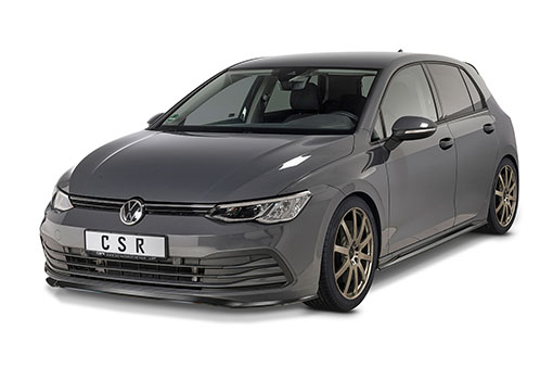 Voorspoiler Volkswagen Golf 8 CSR Glans Zwart