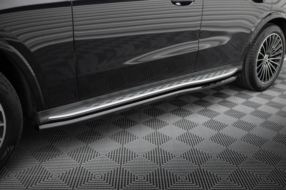 Zijskirt Mercedes GLC AMG Pakket X254 Maxton Glans Zwart