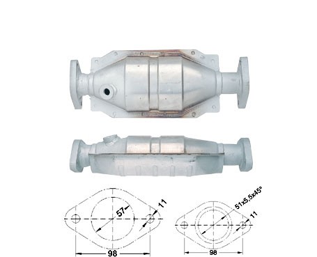 Volvo 480 1.7i 1721 cc 88 Kw / 120 cv B18FT Magnaflow CAT Bouwja