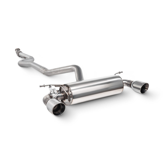 BMW 2 Series F22 M235i 3.0L Non-resonated cat-back system with valve Scorpion 