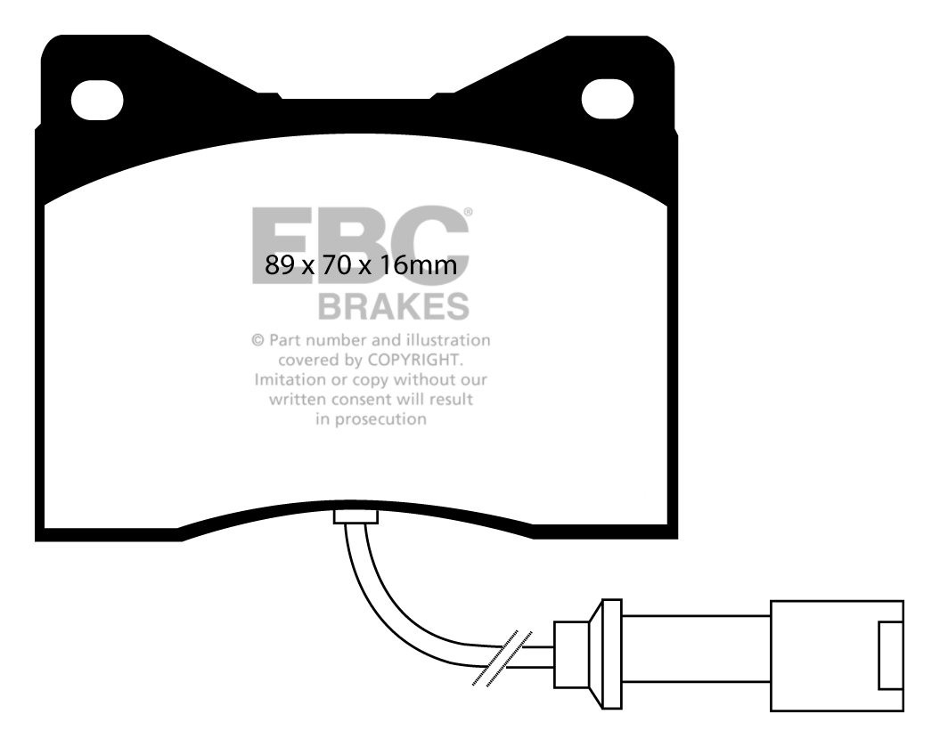 EBC Brakes BMW 745 4.5 (E23) 81-86 Remblokken voorzijde