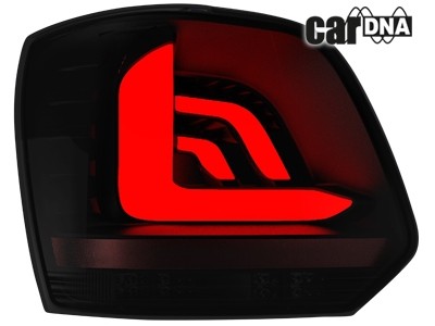 Achterlichten VW Polo 6R 09- Zwart/Smoke LED Cardna Dynamic
