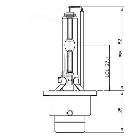 NEOLUX D2S - NX2S - Xenon Lamp Standard 35 W P32d-2
