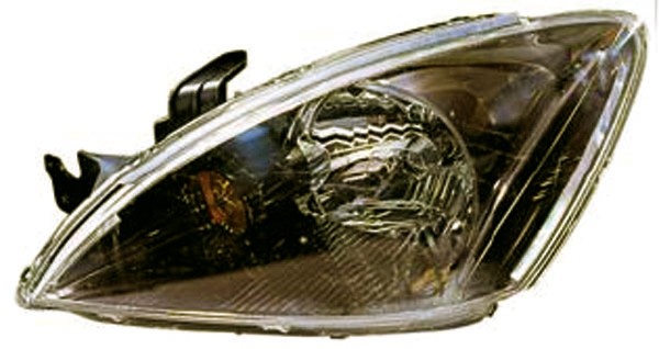 Koplamp rechts LANCER 03-07 TYC H4/ZWART
