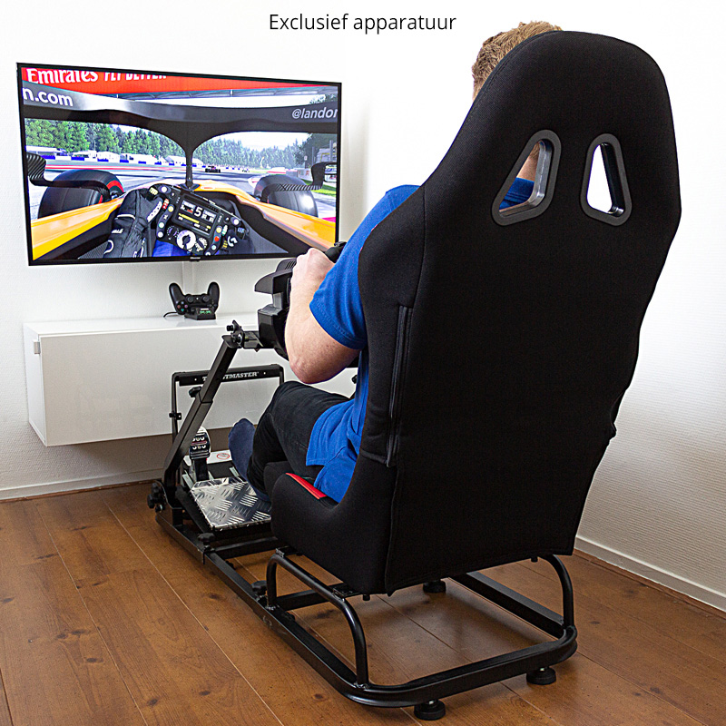 Game-Simulator Set incl. opvouwbare Sportstoel
