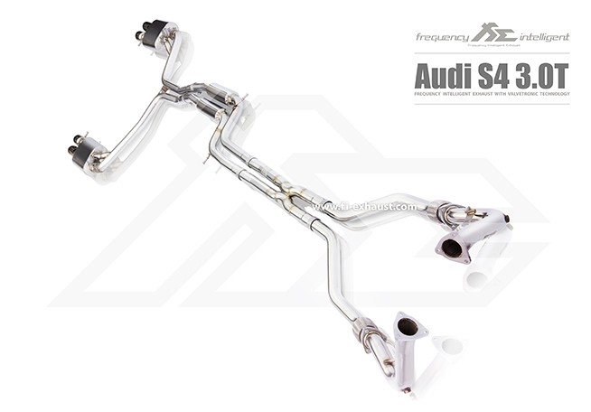 FI Exhaust Cat-Back Systeem Audi S4 8K B8 3.0TFSi Valvetronic