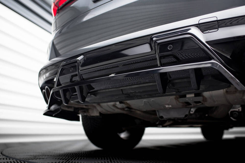 Diffusor BMW X5M F95 Facelift Maxton Glans Zwart