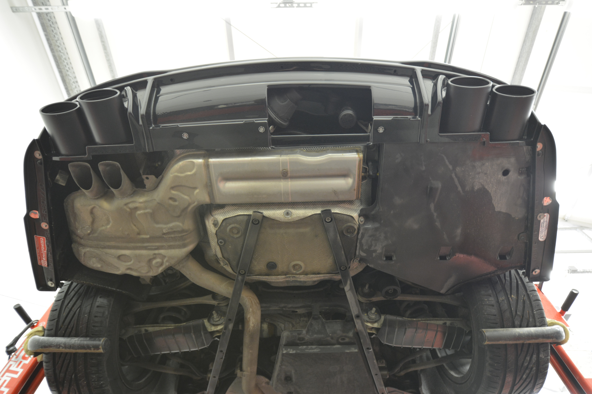 Diffuser Audi A6 C8 S-Line Maxton Glans Zwart Zwarte Sierstukken