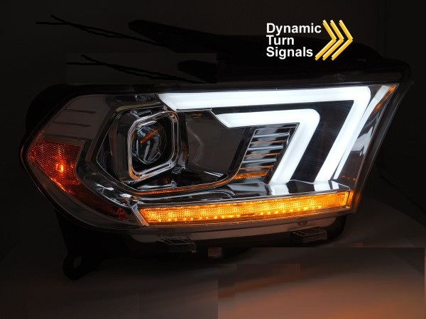 Koplampen Tube SEQ Dodge Durango 2010-2013 Zwart