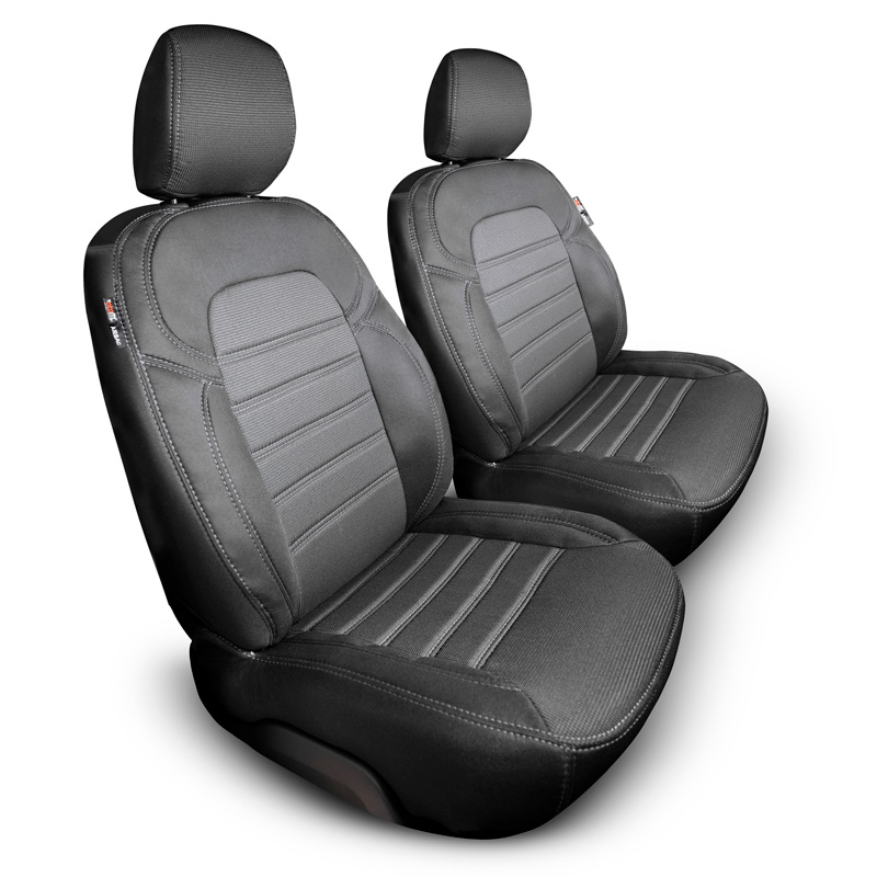 Original Design Stoffen Stoelhoezenset 1+1  Citroën Berlingo/Peugeot Partner 2008-2018 (airbag onder plastic kap)