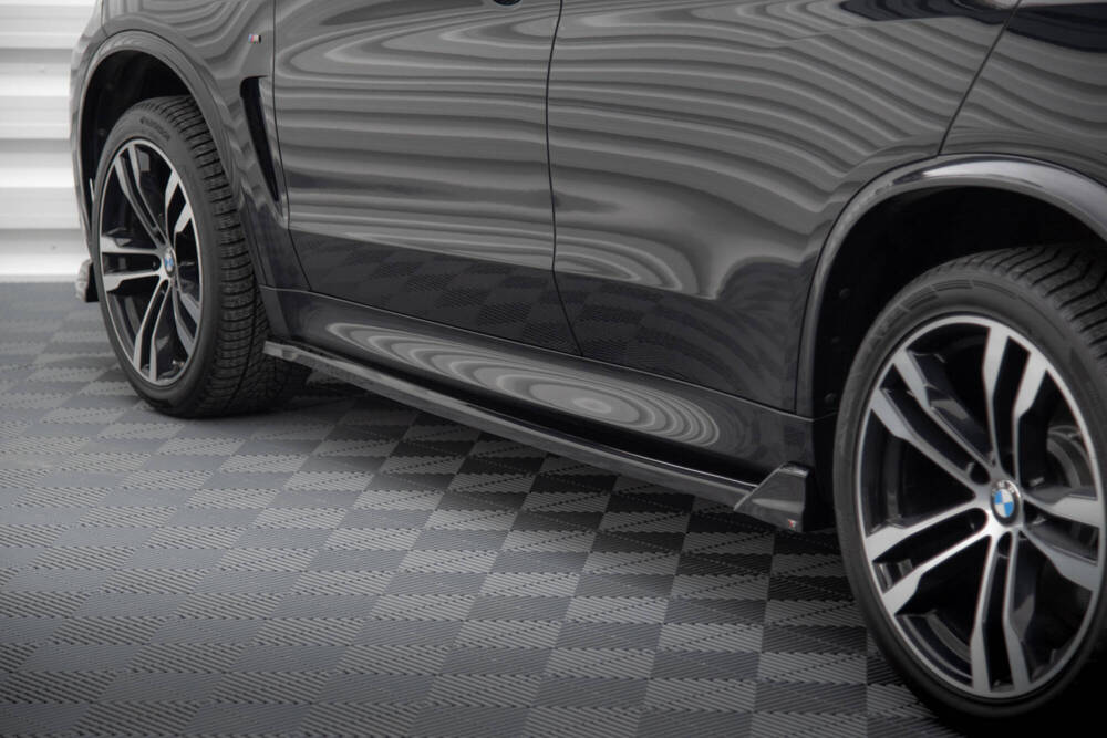 Zijskirts BMW X5 F15 M Pakket Maxton Glans Zwart