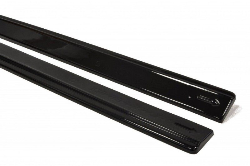 Zijskirts Diffusers Audi RS4 B5 Glanzend Zwart