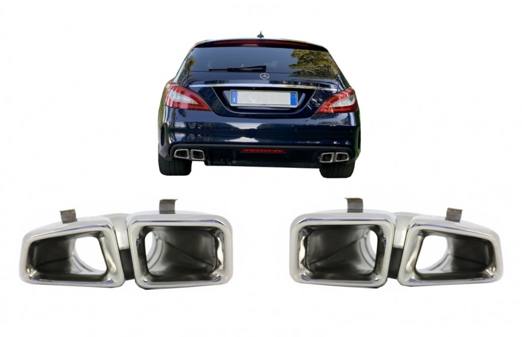 Uitlaat Sierstukken Mercedes M-Class W166 (2012-2015) CLS-Class W218 Facelift CLS63