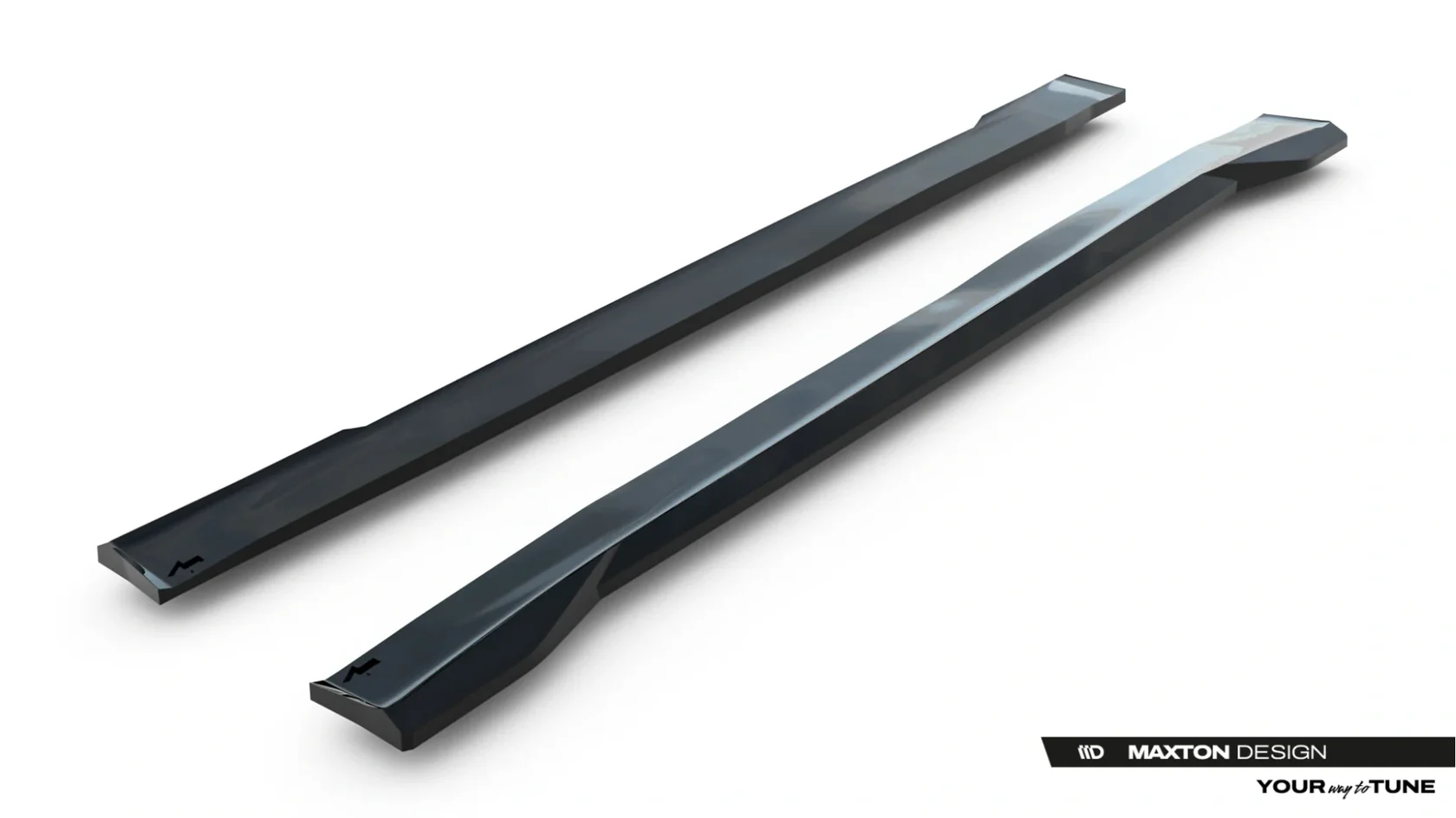 Zijskirts Jeep Grand Cherokee L Mk5 Glanzend Zwart