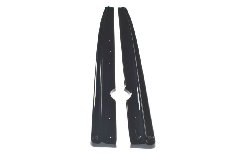 Zijskirts Diffusers BMW X3 F25 M-Pack Facelift Glanzend Zwart