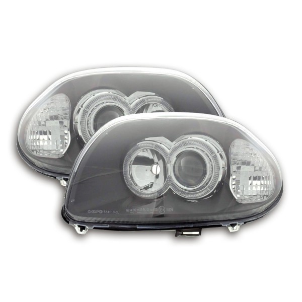 Koplampen Renault Clio B Angel Eyes