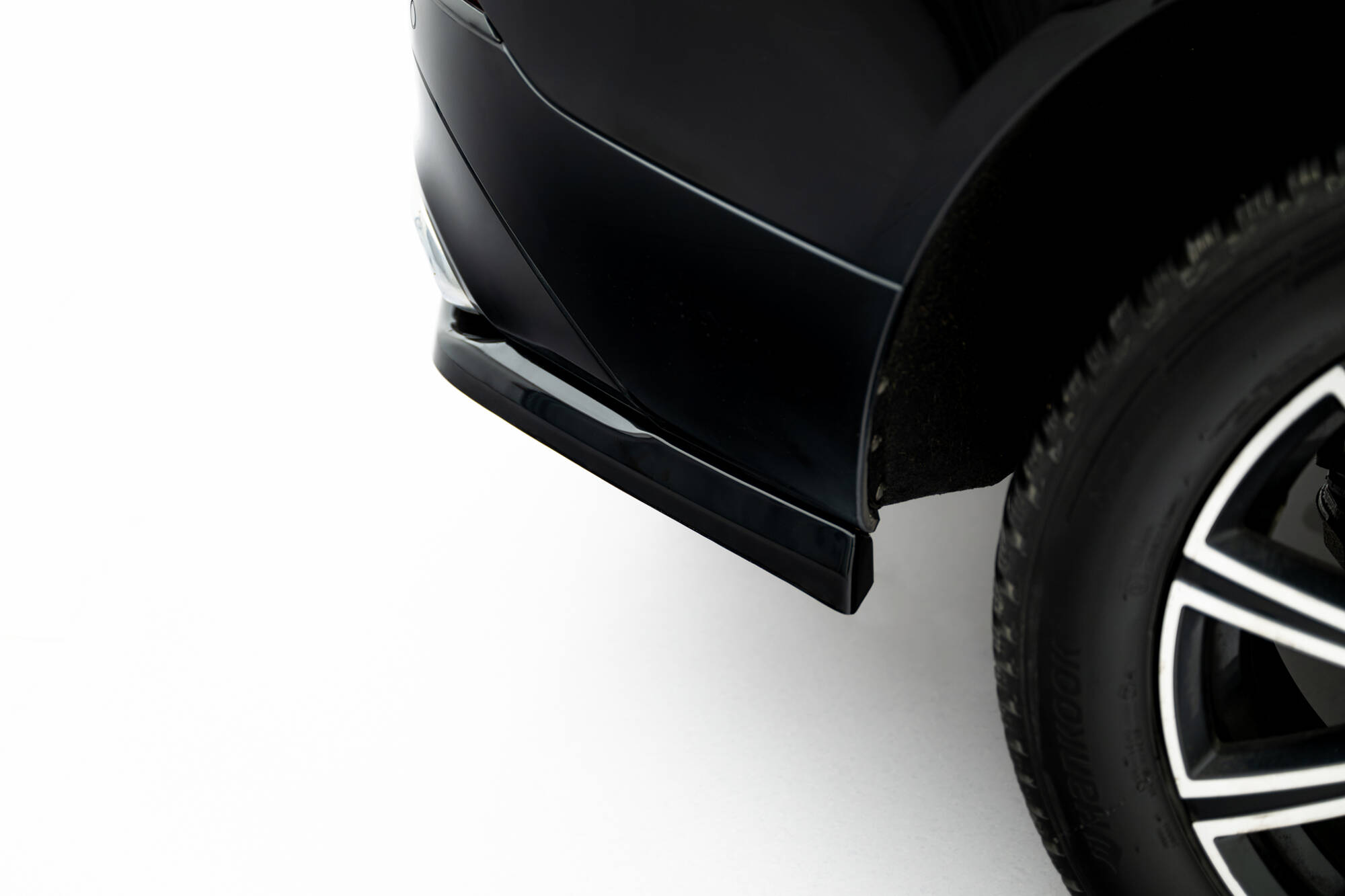 Achter Diffuser Volvo XC60 MK2 Maxton Glanzend zwart