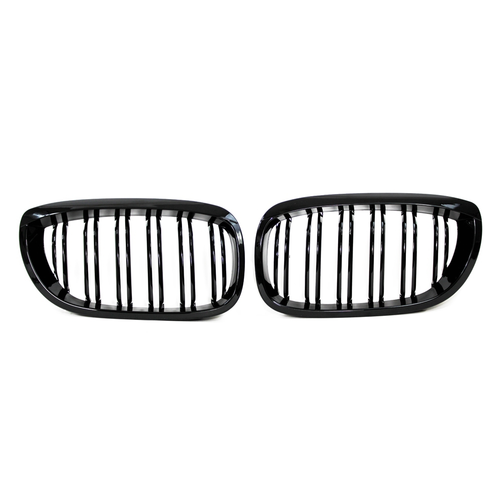 Grill Nieren BMW E46 coupe/cabrio 03-07 Glans Zwart