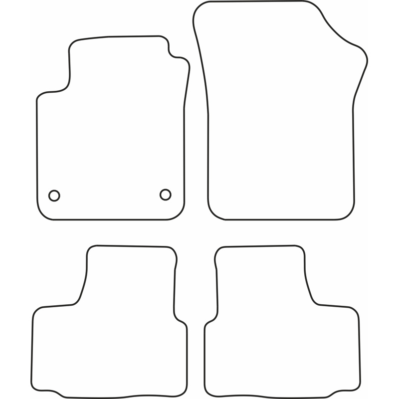 Automatten  Seat Mii 2012-