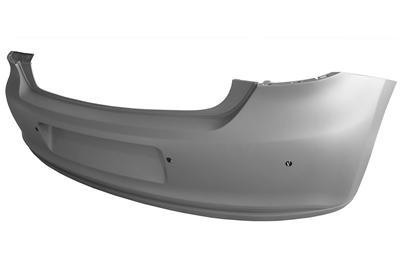 achterbumper, in primer, PDC VW Polo, 6R 09-14