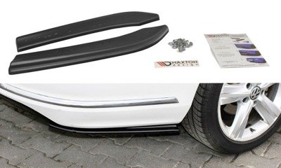 Zijdiffusers VW Passat B7 R-Line Variant Glans Zwart