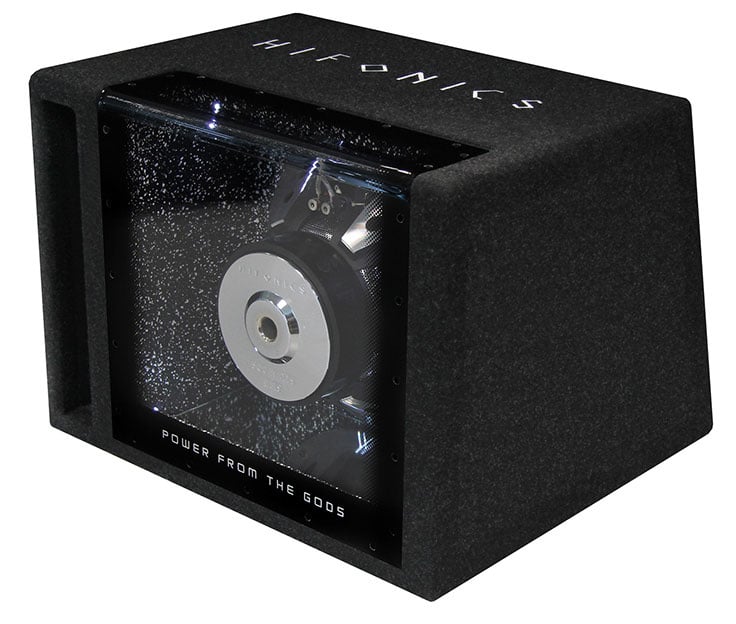Hifonics Zeus ZX12BP Subwoofer in kast 30cm