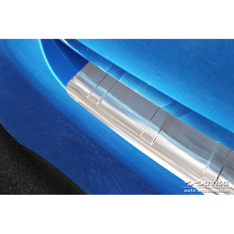 RVS Achterbumperprotector  Smart ForFour (W453) 2014-2020 & FL 2020- incl. EQ 'Ribs'