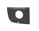 voorbumper grille, met mistlampgat, rechts Fiat 500, 2007 -