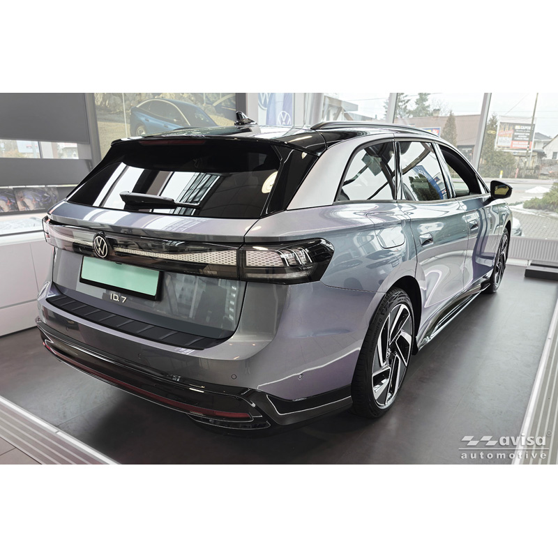 Matzwart RVS Achterbumperprotector  Volkswagen ID.7 Tourer 2024- 'Ribs'