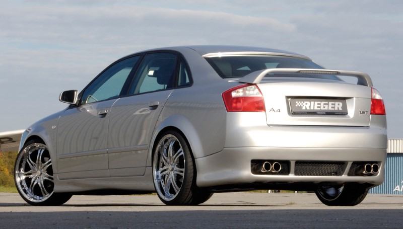 Achterbumper Diffusor aanhanger koppeling Audi A4 8E Avant Rieger