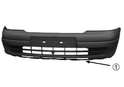 voorbumper, (niet voor Coupe/Cabrio) Opel Astra G, 1998-2004