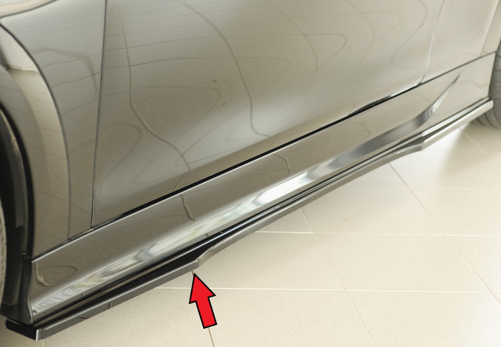 Zijskirts Mini Cooper FM6 – 03.2024 glans zwart