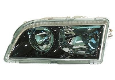 koplamp, H7+H7, zwart huis, 4 pins, links, 06/2000-06/2002 Volvo