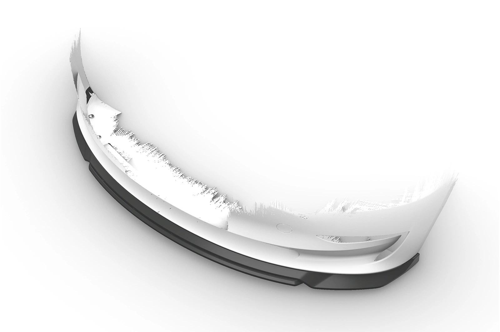 Voorspoiler Tesla Model 3 Glans Zwart (2017–09/2023 Voor Facelift) CSR