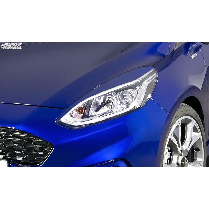 Koplampspoilers  Ford Fiesta MK8 2017-2022 (ABS)