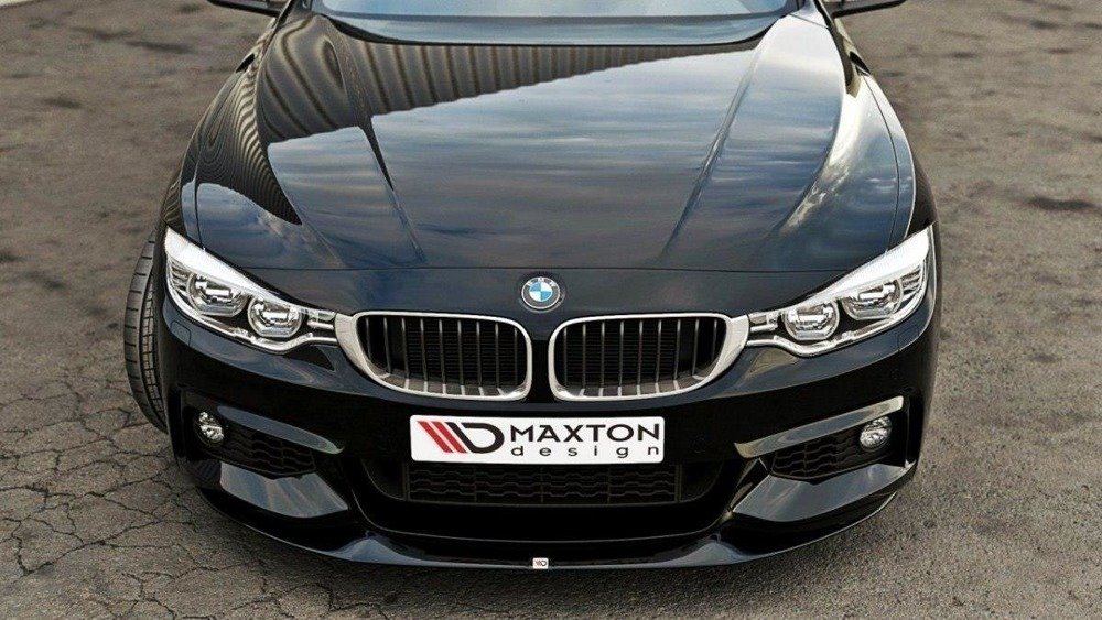 Voorspoiler BMW 4 Serie F32 M-Pack Gloss Black GTS Look