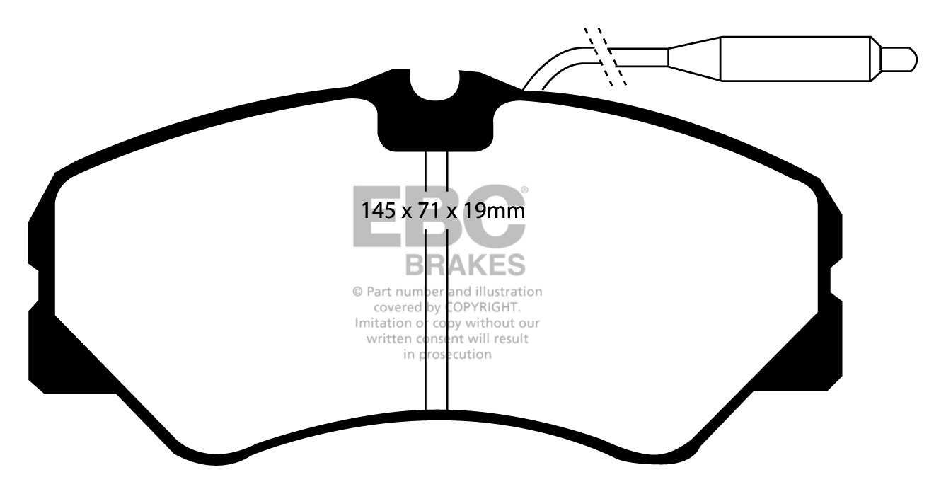 EBC Brakes PEUGEOT BEDRIJFSWAGEN J5 2.5 D (1.8 Ton) 81-94 Remblo