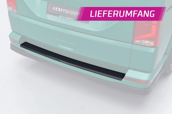 Bumperbeschermer Volkswagen T6/T6.1 (Mat Zwart)